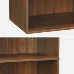 sweeek Modulo guardaroba decorazione legno 5 ripiani