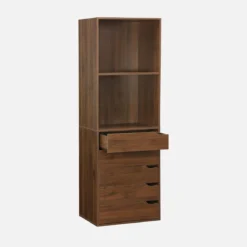 sweeek Modulo guardaroba decorazione legno 5 cassetti 2 ripiani