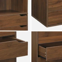 sweeek Modulo guardaroba decorazione legno 5 cassetti 2 ripiani