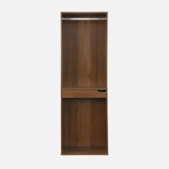 sweeek Modulo guardaroba effetto legno con appendiabiti e portapantaloni