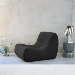 sweeek Modulo per divano modulare senza braccioli in bouclé
