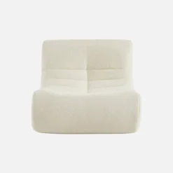 Modulo per divano modulare senza braccioli in bouclé