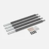 sweeek Montanti inferiori per rete di sicurezza trampolini 180 a 250cm, set di 4