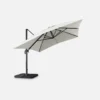 sweeek Ombrellone decentrato rettangolare 3x4m con luce LED