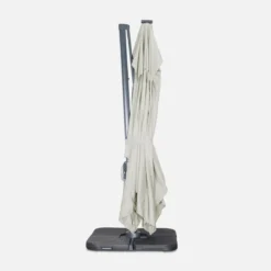 sweeek Ombrellone decentrato rettangolare 3x4m con luce LED