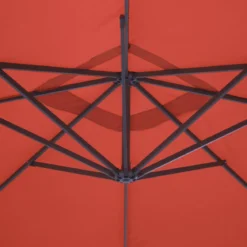 Ombrellone quadrato eccentrico, 3x3m