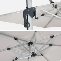 sweeek Ombrellone quadrato offset