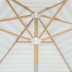 Ombrellone rettangolare asta effetto legno, 3x3m