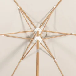 sweeek Ombrellone rettangolare asta effetto legno, 3x3m