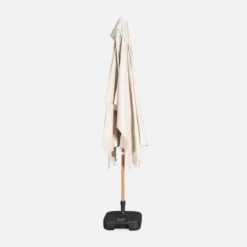 sweeek Ombrellone rettangolare asta effetto legno, 2x3m