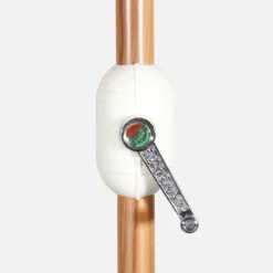 sweeek Ombrellone rettangolare asta effetto legno, 2x3m