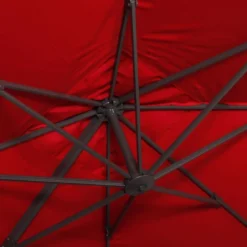 Ombrellone rettangolare decentrato in alluminio 3x3m