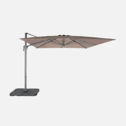 sweeek Ombrellone rettangolare decentrato, 3x4m