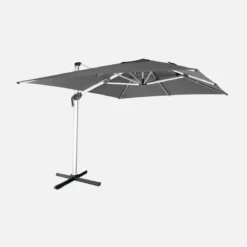 sweeek Ombrellone rettangolare decentrato 3x4m