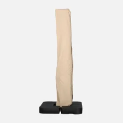 sweeek Ombrellone rettangolare eccentrico, 3x4m + piastre di zavorra 50x50cm