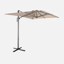 sweeek Ombrellone rettangolare eccentrico, 3x2m