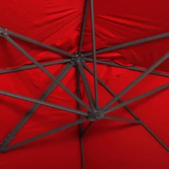 Ombrellone rettangolare, 3x4m + base
