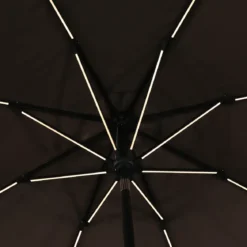 Ombrellone rotondo con LED, Ø2,7m