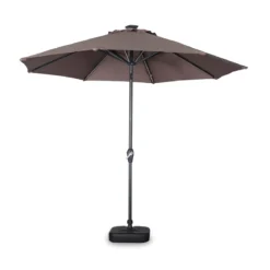Ombrellone rotondo con LED, Ø2,7m