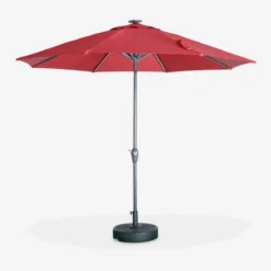 sweeek Ombrellone rotondo con LED, Ø2,7m