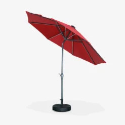 sweeek Ombrellone rotondo con LED, Ø2,7m