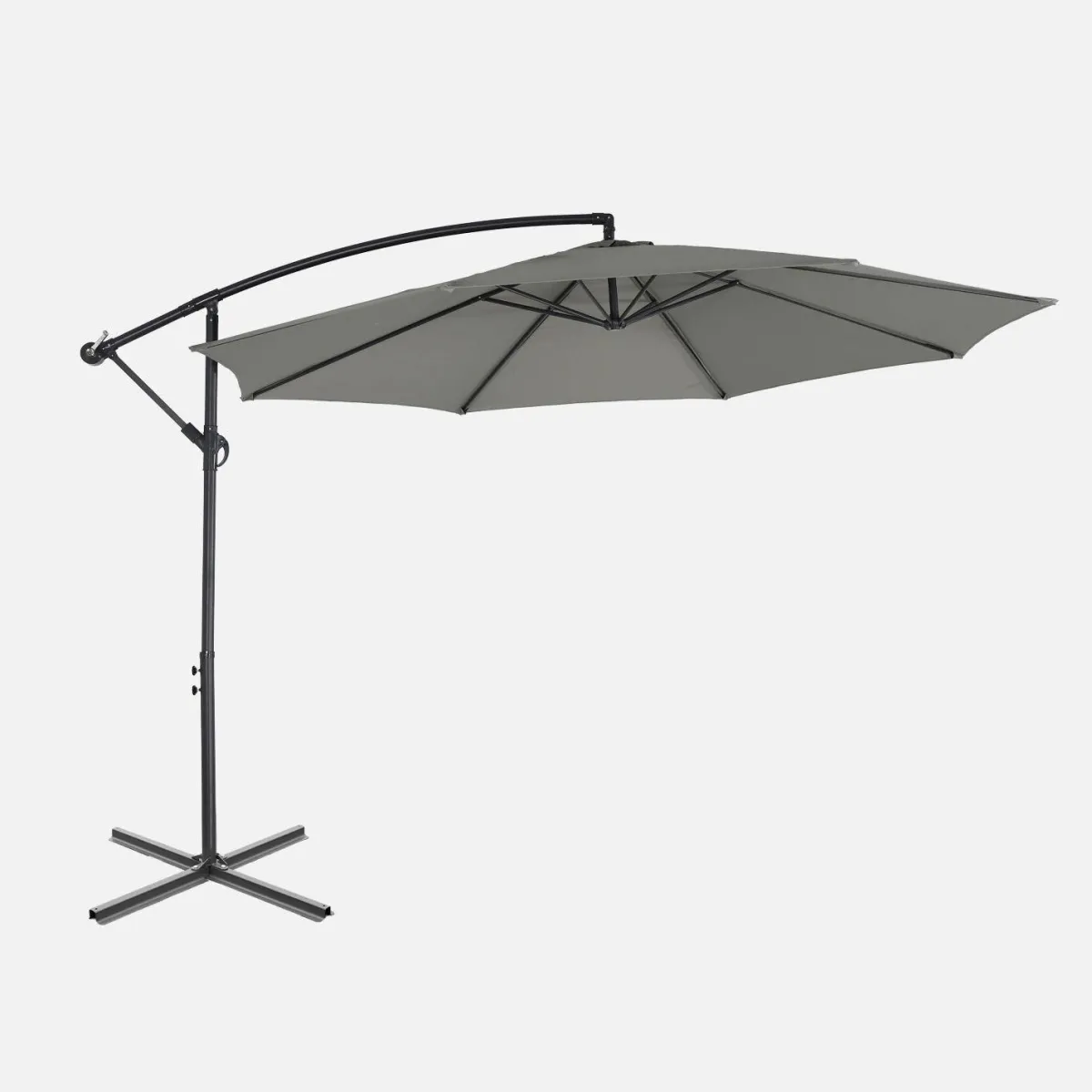 sweeek Ombrellone rotondo eccentrico, Ø3,5m