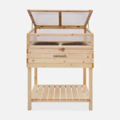 sweeek Orto rialzato in legno 80x60x109cm