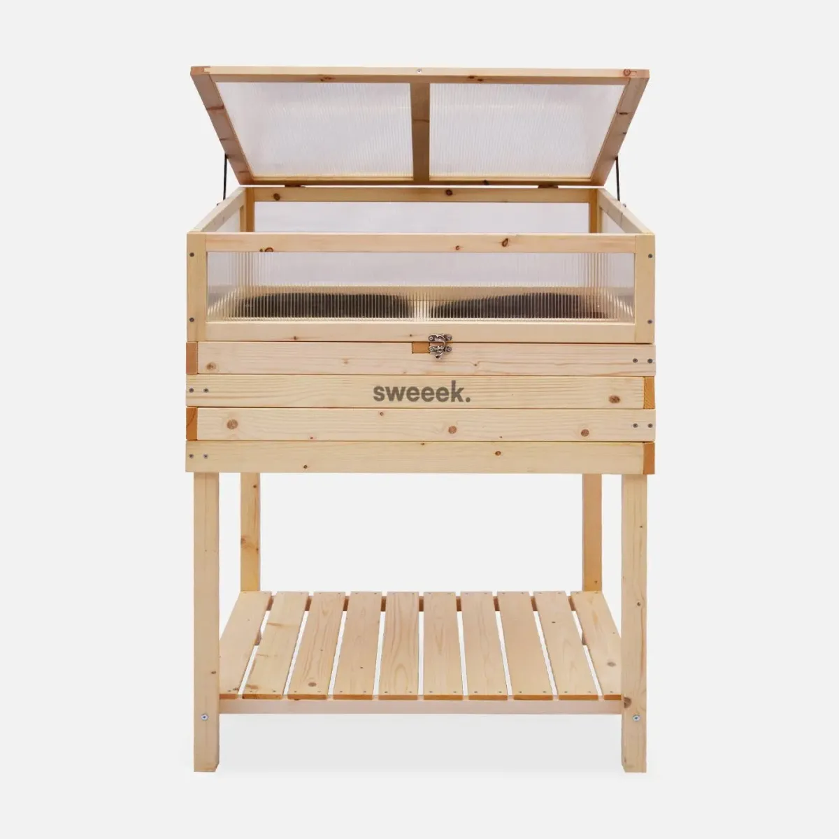 sweeek Orto rialzato in legno 80x60x109cm
