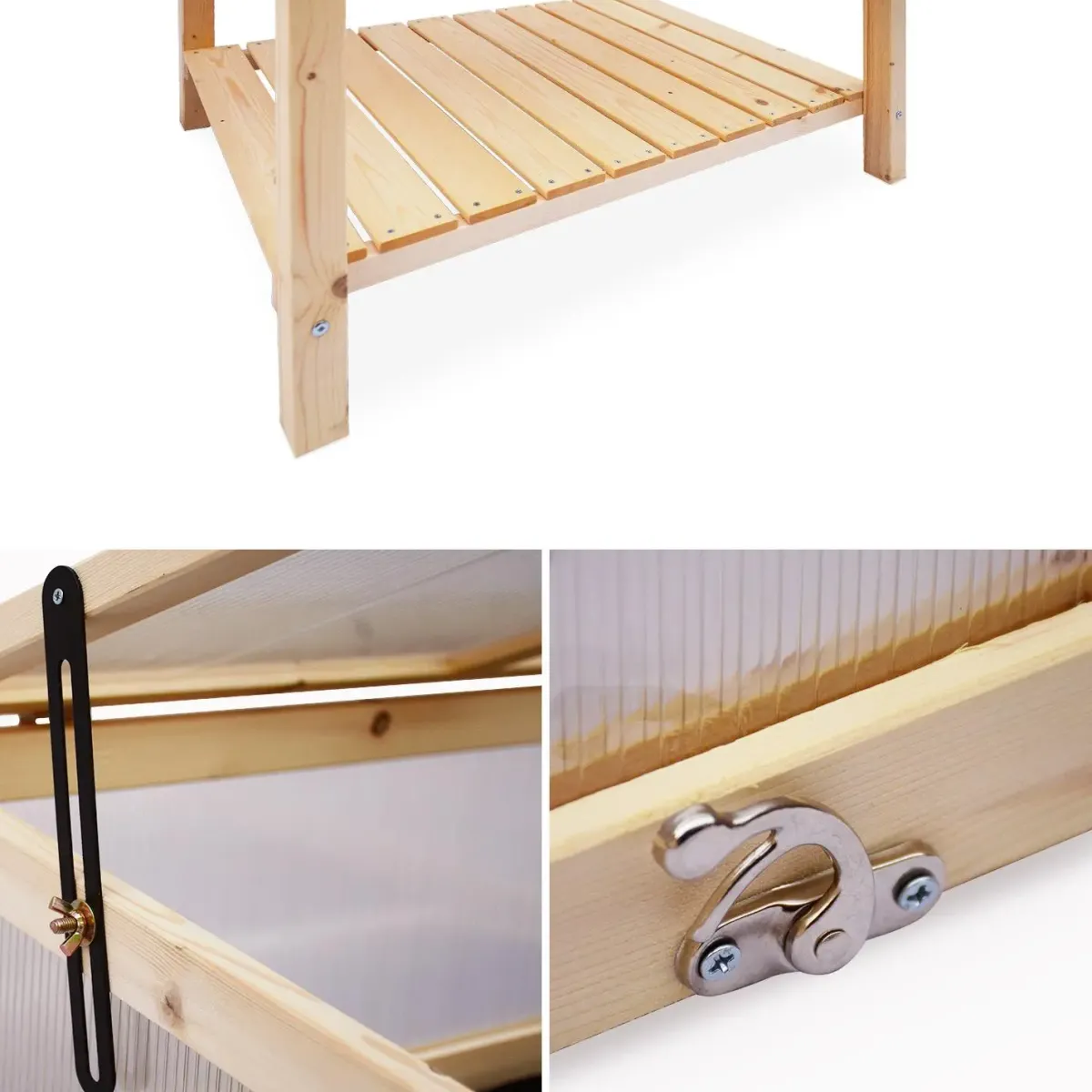 sweeek Orto rialzato in legno 80x60x109cm