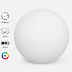 sweeek Palla luminosa a LED senza fili, per interni/esterni, 16 colori
