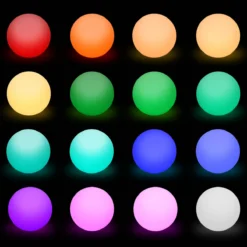 sweeek Palla luminosa a LED senza fili, per interni/esterni, 16 colori