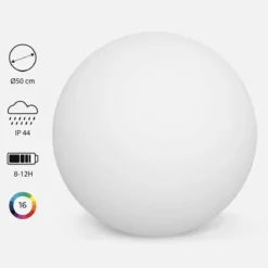 sweeek Palla luminosa a LED senza fili, per interni/esterni, 16 colori