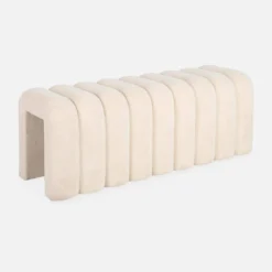sweeek Panca, fine letto contemporaneo tessuto