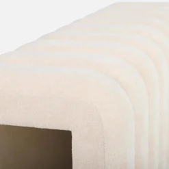 sweeek Panca, fine letto contemporaneo tessuto
