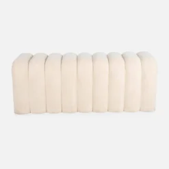 sweeek Panca, fine letto contemporaneo tessuto