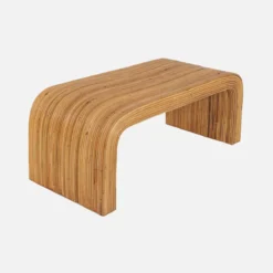 sweeek Panca, fine letto in rattan naturale, 100cm