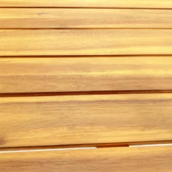 sweeek Panca in acacia e legno chiaro, 140cm
