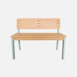 sweeek Panchina da giardino per bambini in legno di acacia, 2 posti