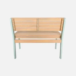 sweeek Panchina da giardino per bambini in legno di acacia, 2 posti