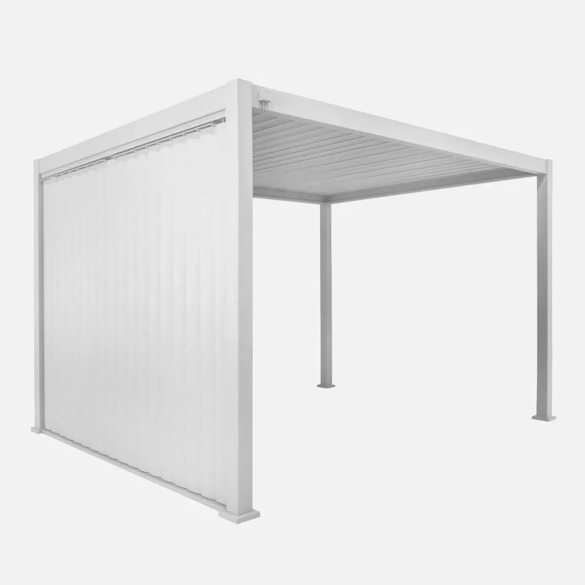 sweeek Pannello a lamelle orientabili 3m per pergola bioclimatica in alluminio