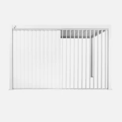 sweeek Pannello verticale a lamelle orientabili 4m per pergola bioclimatica in alluminio 4x3m Triomphe