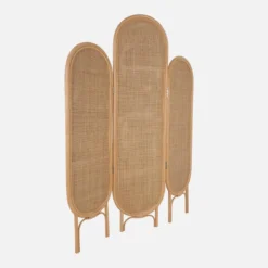sweeek Paravento pieghevole da interno in rattan