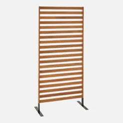 sweeek Paravento pieghevole in legno, 80x170x40cm