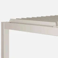 sweeek Pergola bioclimatica 3x3m in alluminio e acciaio, lamelle orientabili