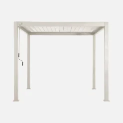 Pergola bioclimatica 3x3m in alluminio con lamelle orientabili