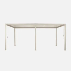 Pergola bioclimatica 3x6m in alluminio, lamelle orientabili