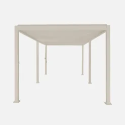 Pergola bioclimatica 3x6m in alluminio, lamelle orientabili