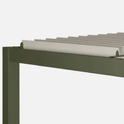 sweeek Pergola bioclimatica 3x4m in alluminio e acciaio, lamelle orientabili