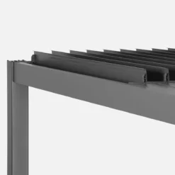 sweeek Pergola bioclimatica 3.6x3.6m in alluminio e acciaio con lamelle orientabili