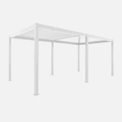 sweeek Pergola bioclimatica 3x6m in alluminio, lamelle orientabili